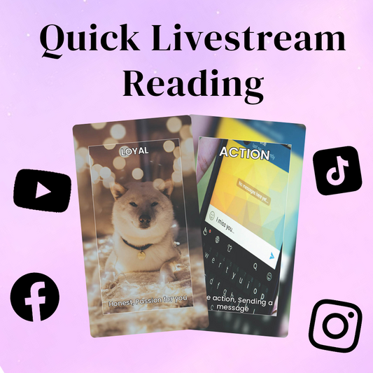 Quick Live Reading on Livestream